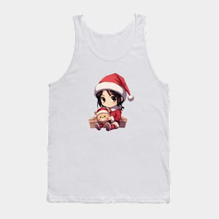 Christmas With Your Favorite Anime Tank Top